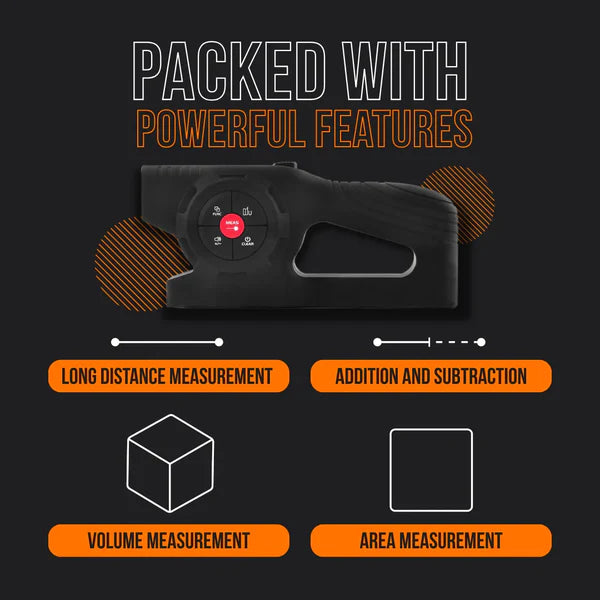 Precision Core's 3-in-1 Digital Laser Tape Measure