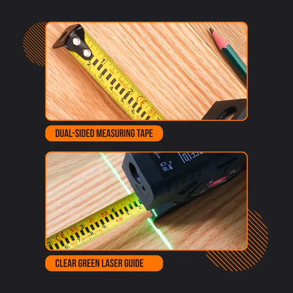 Precision Core's 3-in-1 Digital Laser Tape Measure