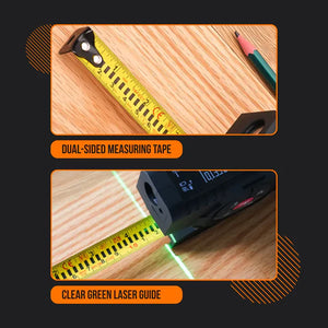 Precision Core's 3-in-1 Digital Laser Tape Measure