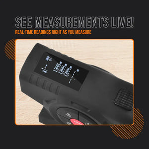 Precision Core's 3-in-1 Digital Laser Tape Measure